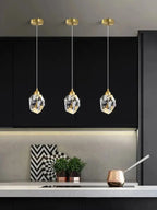 Virello™ Crystal Drop Pendant Light - K-Crystal Linear Chandelier Luminescense