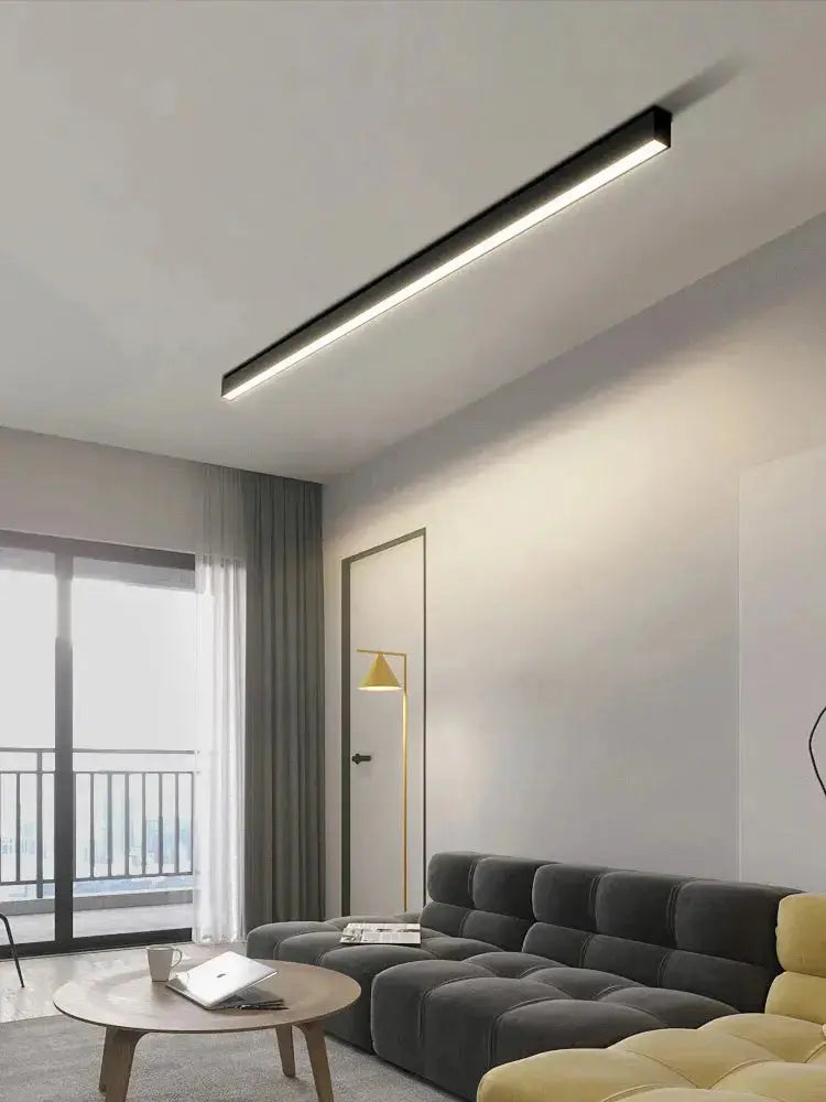 LineaGlow™ Ultra-Slim LED Linear Ceiling Light – Modern Minimalist Aluminum Fixture (30–200cm) Luminescense