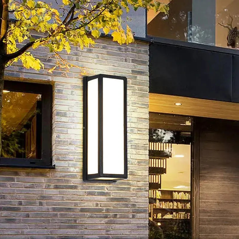 Vantor™ Modern Outdoor Waterproof LED Wall Scone Light with Radar Motion Sensor Luminescense