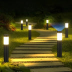 SolarPath™ Stainless Steel Outdoor Path Lights – Modern IP65 Garden & Walkway Lighting (Small & Large) Luminescense