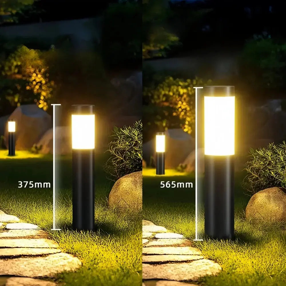 SolarPath™ Stainless Steel Outdoor Path Lights – Modern IP65 Garden & Walkway Lighting (Small & Large) Luminescense