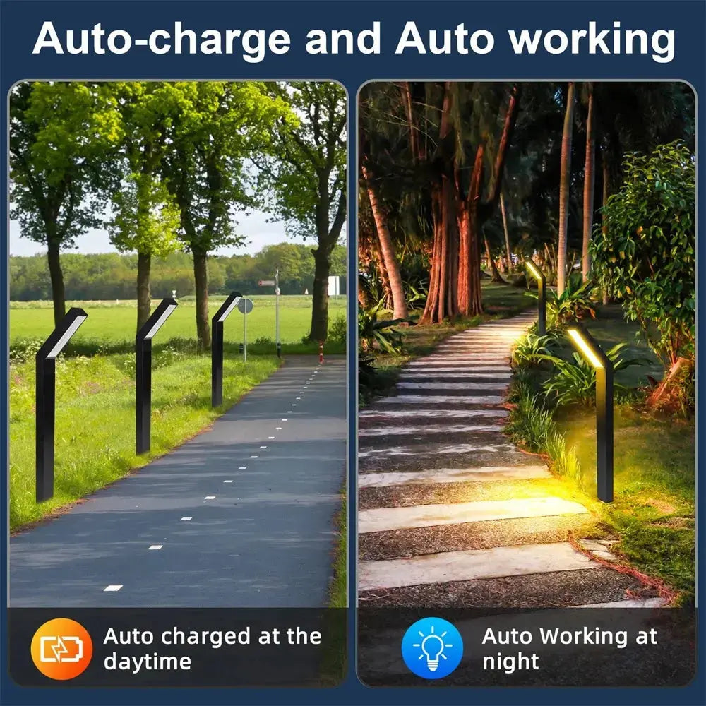 SolarGlow™ Outdoor Pathway Lights – Modern Solar Garden & Walkway Lighting Luminescense