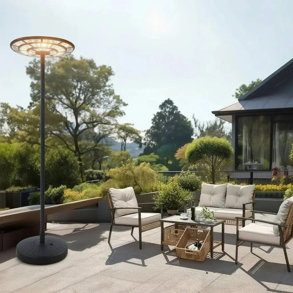 SolarForce™ — High-Output Solar Light Motion Sensor Free Standing Luminescense