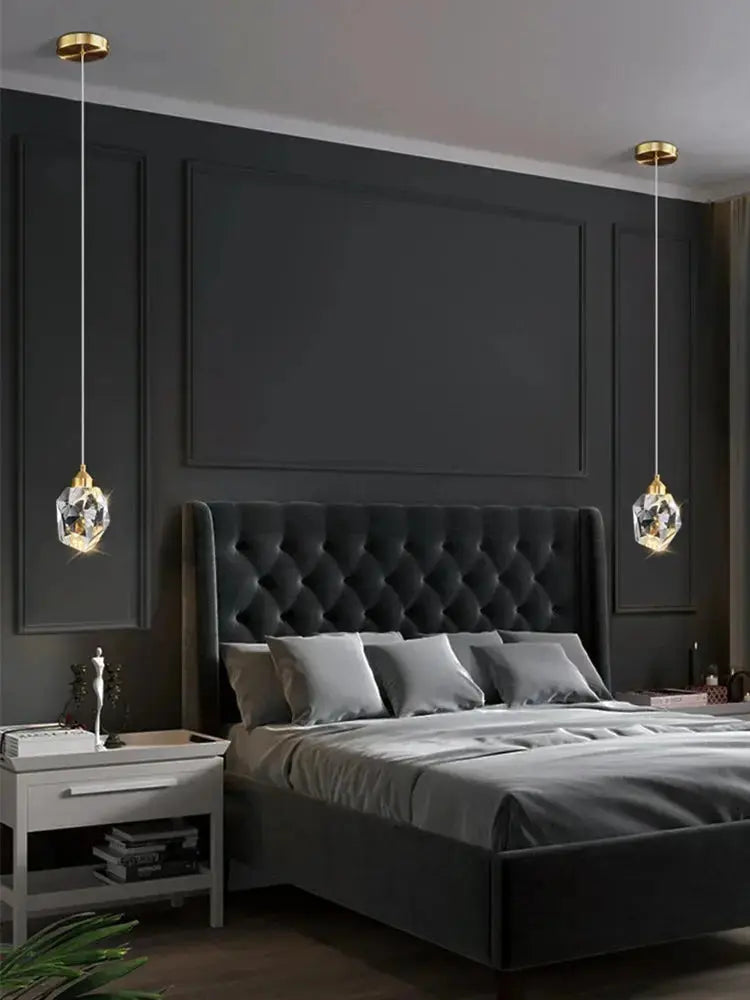 Virello™ Crystal Drop Pendant Light - K-Crystal Linear Chandelier Luminescense