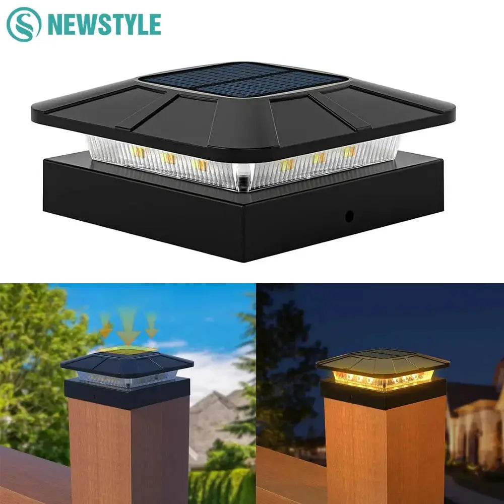 Solar Fence Post Cap Light – IP65 Waterproof LED Solar Post Light Luminescense