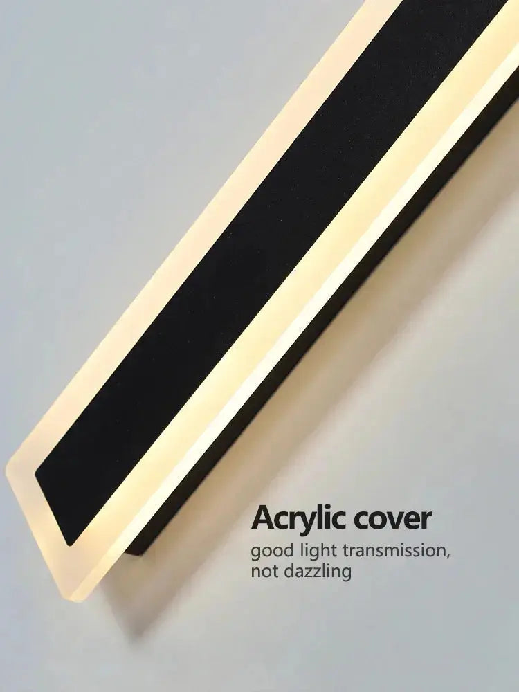 ForgeGlow™ Modern Outdoor LED Wall Light – IP65 Waterproof Linear Exterior Sconce Luminescense