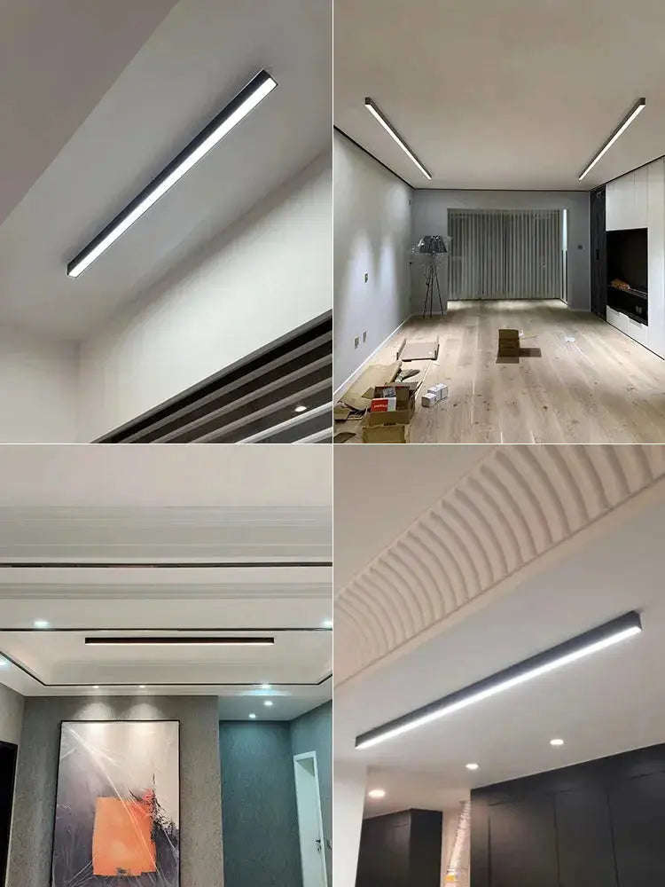 LineaGlow™ Ultra-Slim LED Linear Ceiling Light – Modern Minimalist Aluminum Fixture (30–200cm) Luminescense