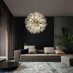 Stellara™ Firework Crystal Chandelier – Modern Luxury LED Pendant Light Luminescense