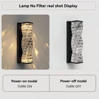 AureliaGlow™ IP65 Outdoor Crystal Wall Sconce – Luxury Waterproof LED Accent Light Luminescense