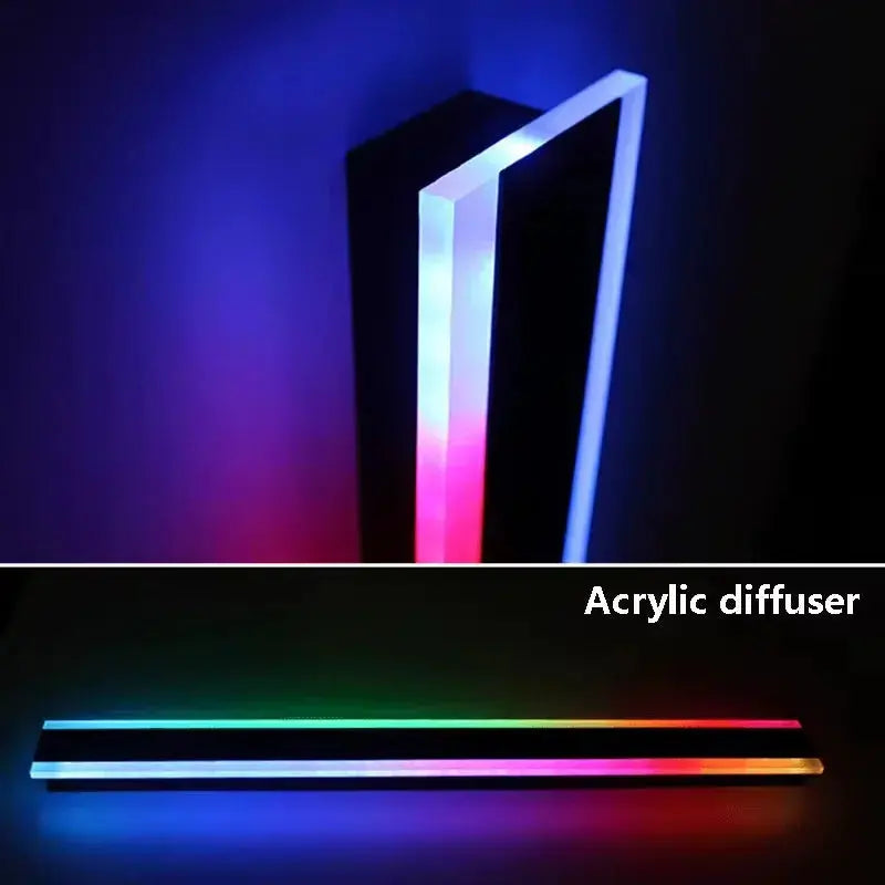 The Chroma Line™ Smart RGB Linear Wall Sconce | Waterproof IP65 Modern LED Bar | App-Controlled Mood Light Luminescense