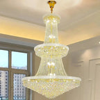 LumiCascade™ Grand Crystal Chandelier — Luxury Multi-Tier LED Statement Fixture Luminescense