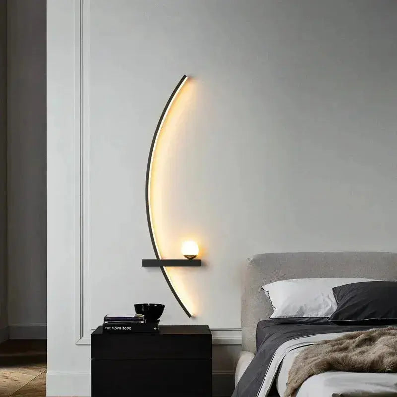 LumiArc™ Modern LED Wall Sconce – Minimalist Vertical Accent Light Luminescense
