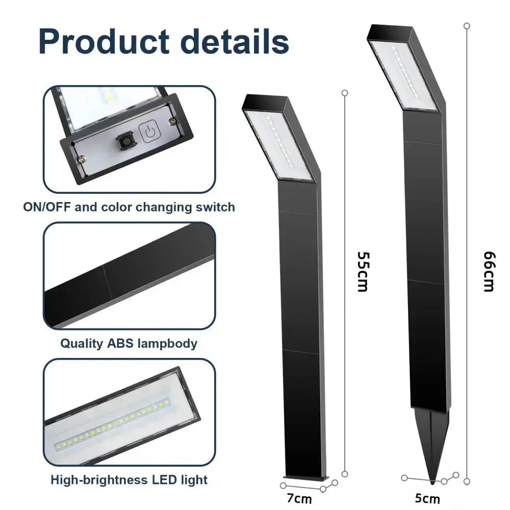 SolarGlow™ Outdoor Pathway Lights – Modern Solar Garden & Walkway Lighting Luminescense
