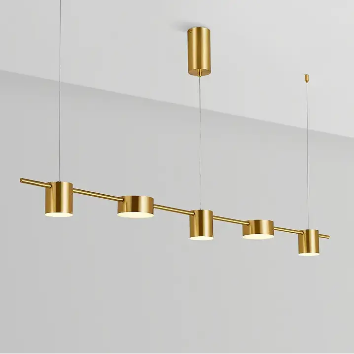 AureliaBeam™ Modern Nordic Linear LED Chandelier – Adjustable Multi-Head Pendant Light Luminescense